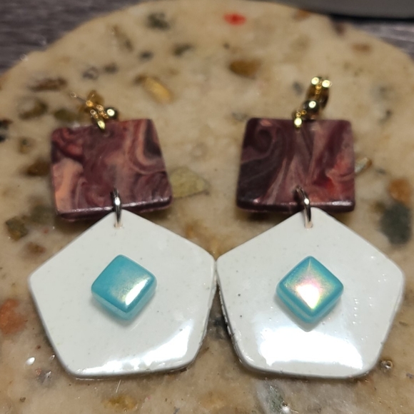 Geometric Earrings - Picture 2 of 10